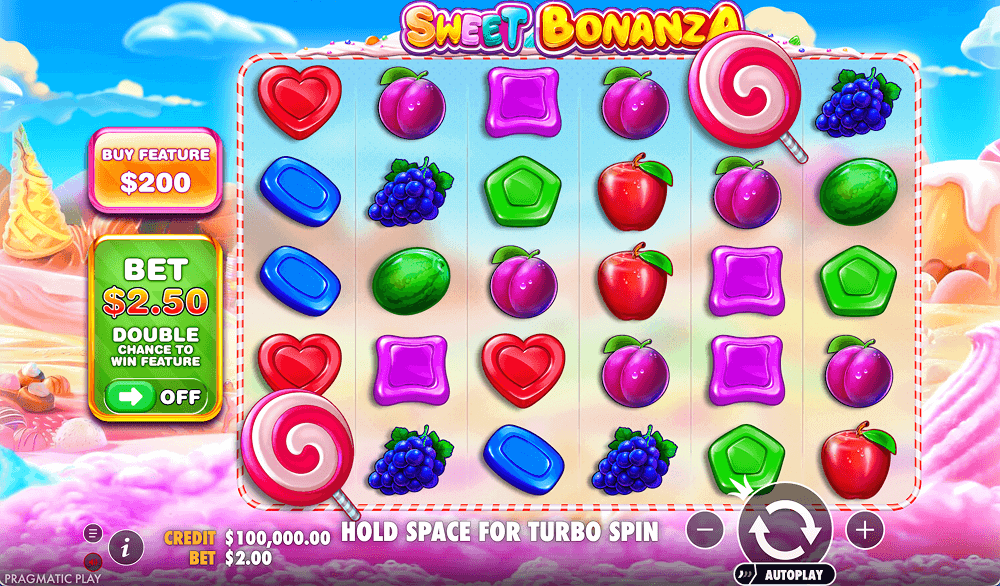 Правила видео слота Sweet Bonanza